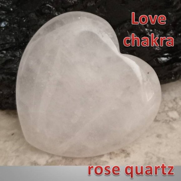 Other - 🌞 5/$25 Rose Quartz  stone rock crystal HEART love : kindness:  chakra  01